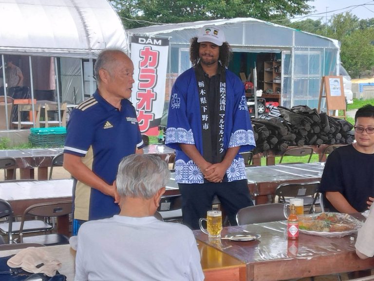 下野市国際交流員マルセル・バックさんのお別れ会